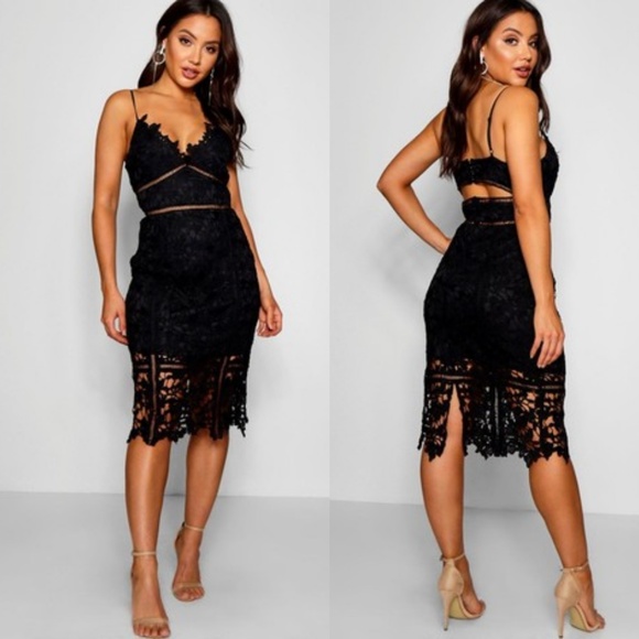 Dresses & Skirts - LAST ONE!! — Black Midi Bodycon Dress